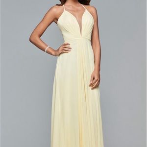 Faviana 7747 Prom Dress in Butter